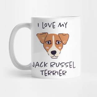 I Love My Jack Russel Terrier Mug